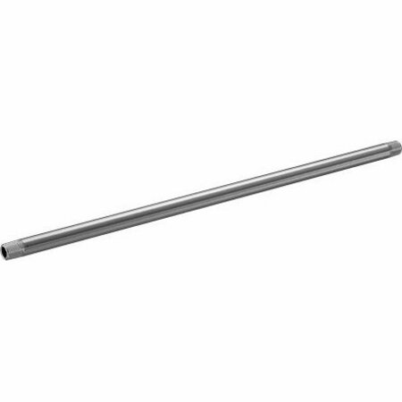 BSC PREFERRED Standard-Wall Aluminum Pipe Threaded on Both Ends 1/4 NPT 16 Long 5038K373